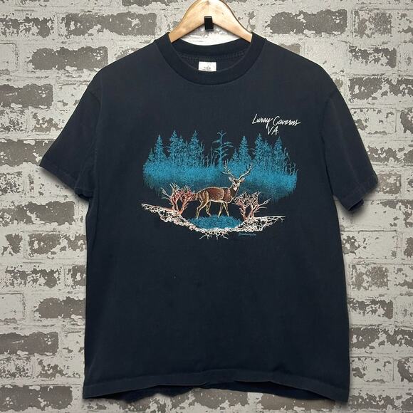 Vintage Deer Shirt Size Large Single Stitched - Picture 1 of 5